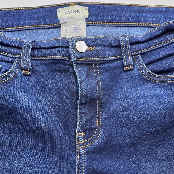 L’AGENCE Brigette Skinny Mid Rise Size 30 - Picture 15 of 16